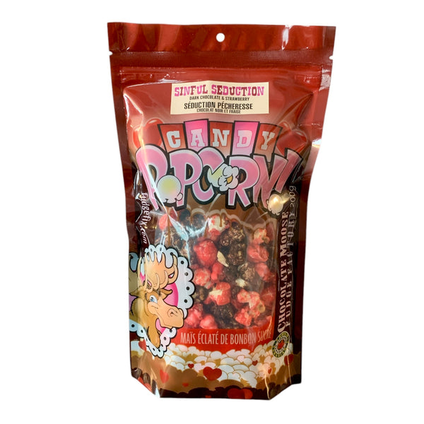 NEW Valentine's Candy Popcorn - SINFUL SEDUCTION New Packaging