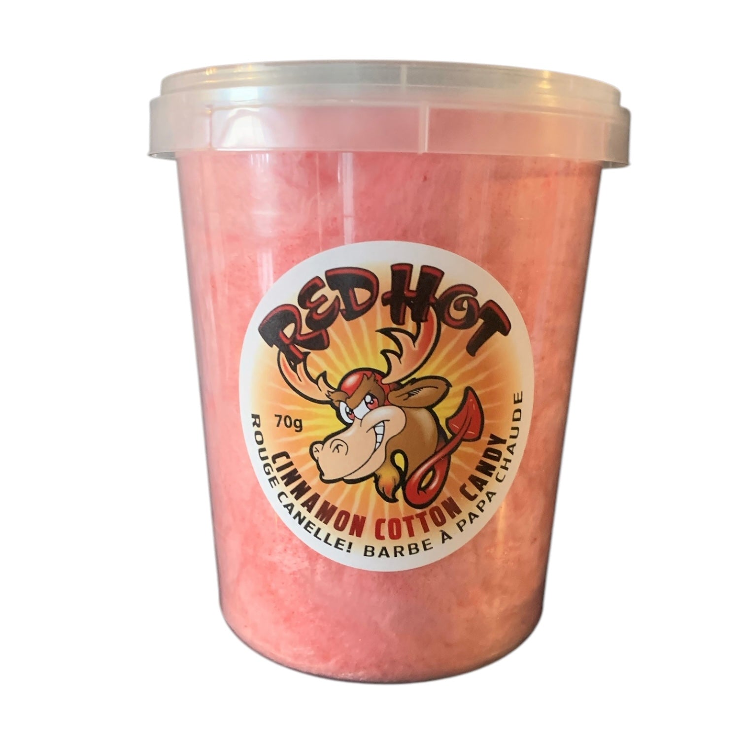 NEW VALENTINE'S COTTON CANDY CINNAMON RED HOT 70G 1L PAIL