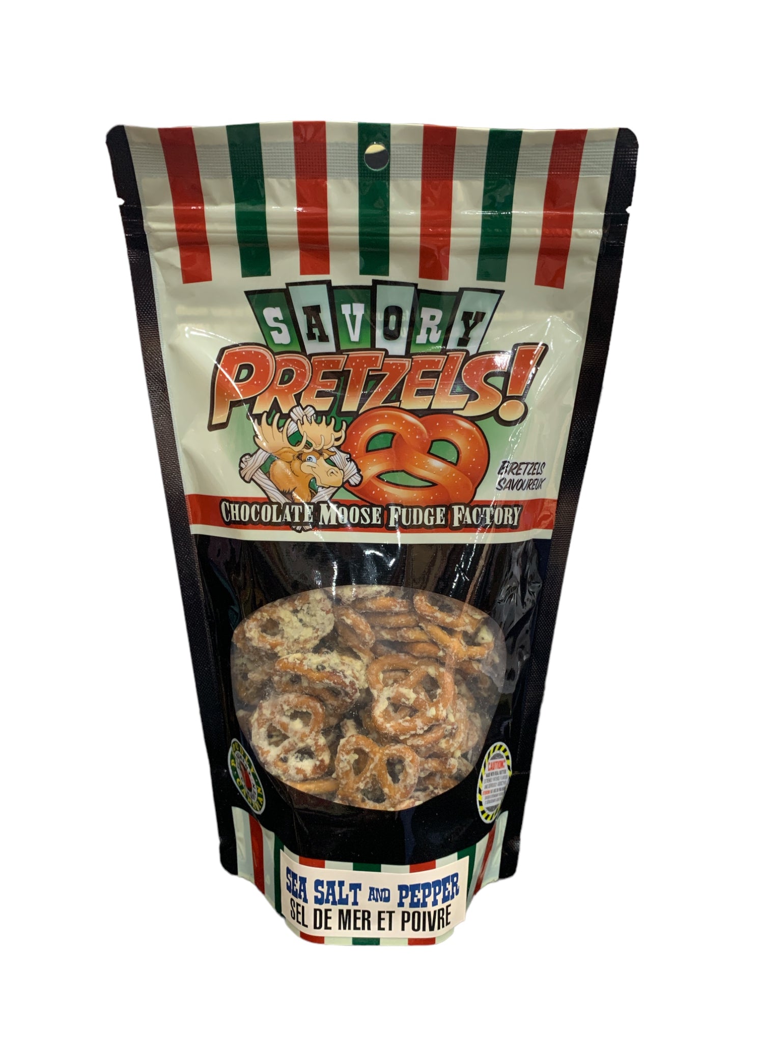 Sea Salt & Cracked Pepper  - Savory Pretzels 200G