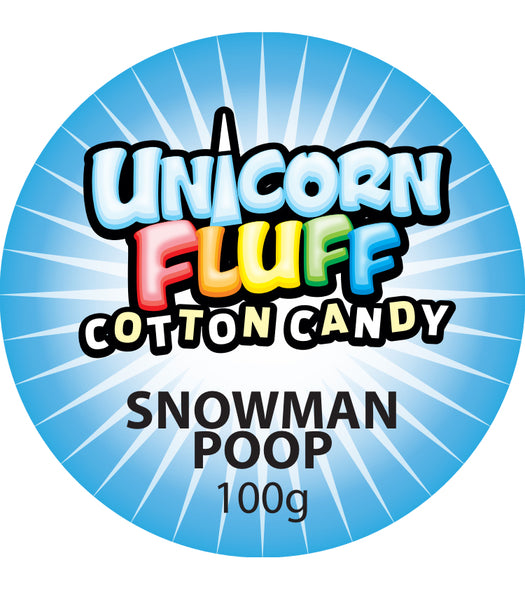 CHRISTMAS UNICORN FLUFF SNOWMAN POOP