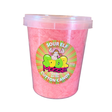 NEW SOUR ELF CHRISTMAS COTTON CANDY. 70G. 1 LITRE